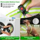 ChalkLit Light Up Dog Harness, No Pull Led Dog Harness Glow-in-The-Dark for Night Walking, USB Rechargeable Lighted Safety Vest for Medium Large Dogs, Adjustable Soft Mesh Fully Illuminated(Green, XL)