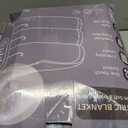 Heated Blanket Electric Blanket,Cozy Faux Rabbit Fur & Soft Flannel Warm Heater Throw Blanket with 5 Fast Heating Levels &10Hours Auto-Off Over-Heat Protection50" x 60" (Grey)