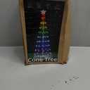 Brizled Smart Lighted Christmas Tree, 6FT 265 LED RGB Christmas Cone Tree App Control, Color Changing Outdoor Christmas Tree Lights Waterproof, Music Sync Prelit Xmas Tree for Indoor Outdoor Decor