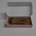 Ponytail Extension - 10" Short Claw Clip in Ponytail Hair Extensions Messy Bun Hair Piece Natural Soft Synthetic Straight Pony Tail Hair Pieces for Women - Honey Blonde with Highlights