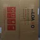 LOAAO 24X36 Inch Brushed Nickel Bathroom Mirror, Rounded Rectangle Silver Metal Frame Mirror, Brushed Nickel, Anti-Rust, Hangs Horizontally or Vertically