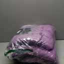 WONDER MIRACLE 4 Pack Seat Cushion/Chair Cushion Pads for Dining Chairs, Office Chair, Floor, Machine Wash & Dryer Friendly (Flannel 16"16", Soft Lilac)