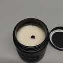 Craft & Kin Premium Smoke & Vanilla Candle | Black Christmas Scented Candles for Men | Long Lasting with 45 Hour Burn Time, 7.6oz | Soy Holiday Candle | Aromatherapy at Home | Gifts for Men