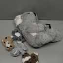 Lenwen 5 Pcs Koala Bear Stuffed Animal Set 12.6 Inch Mommy Koala Plush with 4 Cute Babies in Her Zippered Tummy Soft Cuddly Nursery Koala Plushie for Boys Girls Birthday Baby Shower Party Favor Gifts