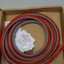 Flexible Quarter Round Molding Peel and Stick Rubber Trim Molding Double-Sided Self Adhesive Wall Corner Trim for Floor, Bathrooms, Countertops (1/2 W x 1/2 H x 6.56 Ft, White)