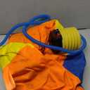 Herding Ball for Dogs, 22'' Dog Training Balls with Straps for Australian Shepherd, Border Collie, Cattle Dog, Large Breed Outdoor Play (Multicolor)