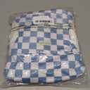 wegreeco Washable Male Dog Belly Band (Stylish Pattern)- Pack of 3 - Washable Male Dog Belly Wrap, Dog Diapers Male (Blue, Green, Black Checkerboard, Large)