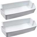 2187172 Door Shelf Bin for Whirlpool Kenmore Amana Frigidaire Fridges Roper Estate Replace WP2187172, AP6006028, 2187194K, PS11739091 AP3853103, AP3853103, PS328468, PS986890, 30462992, 2Pack