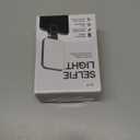 Selfie Light  Rechargeable Phone Light Clip with Digital Display, 3 Light Modes & 10 Brightness Levels for TikTok, Vlog, Makeup, Zoom (Deep Black)