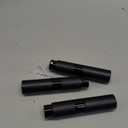 LISAPACK 8ML Atomizer Perfume Spray Bottle for Travel (3 PCS) Empty Cologne Dispenser, Portable Sprayer (Black)