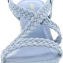 Anne Klein Women's Meliza Heeled Sandal (8, Denim)