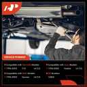A-Premium Rear Catalytic Converter Kit Direct-Fit Compatible with Chevrolet S10 1996-2003 2.2L & GMC Sonoma 1996-2003 2.2L & Isuzu Hombre 1996-2000 2.2L, EPA Compliant