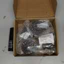 Stem Caster Wheels 3 inch, Shelving Wheels Heavy Duty, Industrial Casters for Wire Shelving, Wheels Set of 4, Stem Threaded 1/4"-20 Shelf Caster Replacement Wheel, Black