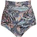 RELLECIGA Women's High Waisted Bikini Bottom Tummy Control Ruched Full Coverage Swim Bottom Large