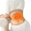 IKEEPFIT Portable Heating Pad for Back, Cordless Wearable Heat Belt with Massager for Lower Back Pain Relief, Battery Powered 8000 mAh Rechargeable, MAXwarm® 3.0, Gift for Women Men 90-310 lbs