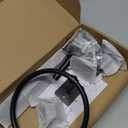 Adhesive Towel Ring, Hand Towel Holder for Bathroom, Adhesive Round Towel Ring for Bath RV, Black