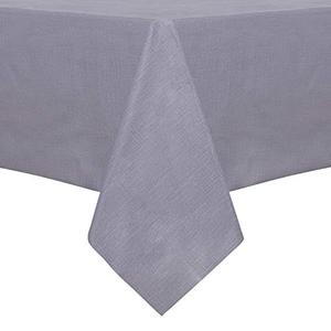 sancua 100% Waterproof Rectangle PVC Tablecloth - 54 x 78 Inch - Oil Proof Spill Proof Vinyl Table Cloth, Wipe Clean Table Cover for Dining Tables, Buffet Parties and Camping, Grey
