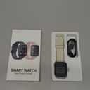 Smart Watch(Answer/Make Call), 1.96" Smartwatch for Men Women, 2025 New Fitness Watch with 110+ Sport Modes, Pedometer, Heart Rate/Sleep Monitor, IP68 Waterproof Activity Tracker for Android iOS