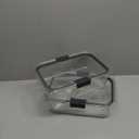 Rubbermaid Brilliance BPA-Free Food Storage Containers with Lids, Airtight Clear Set of 2 (9.6 Cup), Ideal for Lunch, Meal Prep, and Leftovers