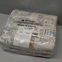 Area Rug 4x6 Washable Rug Grey and Beige for Living Room, Dining Room, Bedroom, Large Carpets, Non Slip & Non-Shedding Low Pile Vintage Print Rug for Home Office Decor