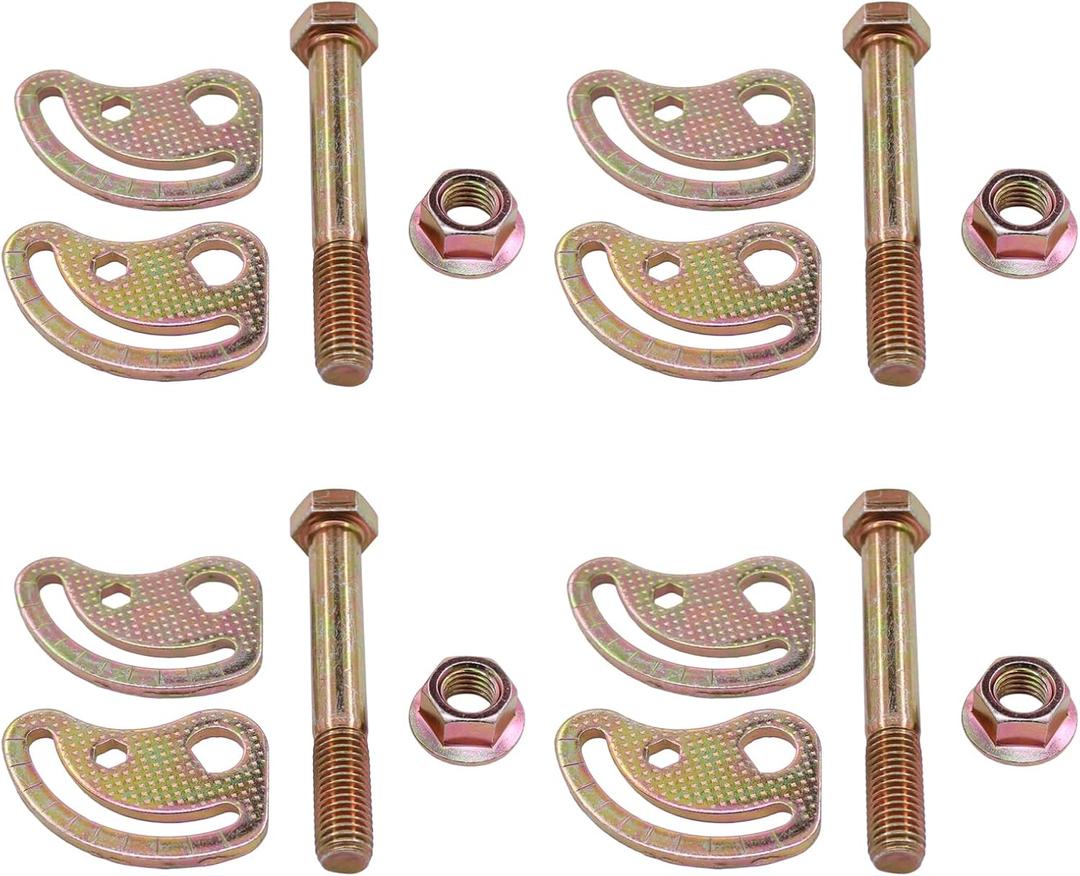 MOTOKU Front Camber Bolt kit for Chevrolet Silverado 1500 2500 3500 Tahoe Suburban 2500 GMC Sierra 1500 2500HD 3500HD Yukon XL 1500 2500,Upper Control Arm Caster Alignment Cam Bolt Kit