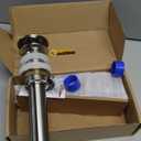 KES Bathroom Sink Drain Without Overflow, Brushed Nickel Pop Up Drain Vessel Vanity Sink Stopper 2 Pack, All Metal Rustproof Brass and 304 Stainless Steel, for 1.6"-1.9" Sink Hole, S2008D-BN-P2