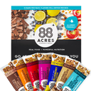 88 Acres Granola Bars, Dark Chocolate Sea Salt, 12 Count, School Safe, Allergen Free Seed & Oat Snack Bar, Gluten & Nut Free, Vegan, Non-GMO & Kosher, Individually Wrapped