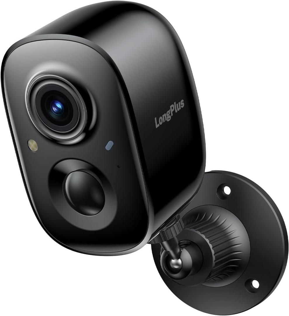 LongPlus Security Cameras Wireless Outdoor Camera Wireless Camera for Home Security, 2K Battery Powered WiFi Cameras with AI Motion Detection, 2-Way Talk, Cloud/SD Storage