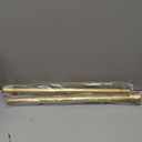 Gold Shower Curtain Rod - Tension Curtain Rod for Window or Bathroom Adjustable 32 to 62 inch Spring Tension Shower Rod No Drilling Non Slip, Gold