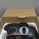 MERACH Under Desk Elliptical Machine, Leg Exerciser While Sitting for Seniors with Remote Control & 12-Speeds, Quiet Portable Electric Seated Pedal Exerciser Machine for Home Office, Classic Black