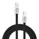 chubbycable Chubby 2.0 USB C 240W Fast Charging Cable Silicone Soft Durable USB C Cable Extra Thick Charger Cord Compatible with iPhone 17-15 Series iPad, Black, Type-C to Type-C, 3.3FT