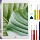 New LCD Display for iPad Air 2 2014 9.7" A1566 A1567 Touch Screen Digitizer Assembly Replacement with Upgraded Repair Tools Kit-White