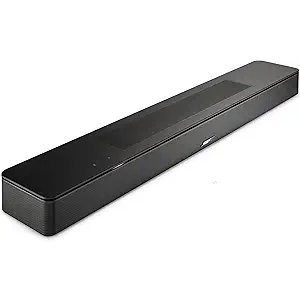 Smart Soundbar with Dolby Atmos, Bluetooth Wireless Sound Bar for TV with Built-in Microphone and Alexa Voice Control, Black