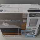INTEX Dura-Beam Deluxe Comfort-Plush Elevated: Fiber-Tech Queen Size Built-in Electric Pump 18in Bed Height 600lb Weight Capacity