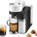 Nespresso Vertuo Lattissima Coffee & Espresso Maker by De'Longhi, Matte White and Glossy
