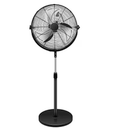 18 Inch Pedestal Standing Fan, High Velocity, Heavy Duty Metal For Industrial, Commercial, Residential, Black