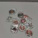 Yerliker 10pcs Christmas Stocking Hangers for Mantle Non-Slip Fireplace Stocking Hooks Lightweight Metal Hooks for Christmas Party Decoration