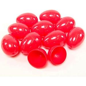 Prextex 3.5” Unfilled Easter Eggs Empty, 36 pcs - Empty Plastic Eggs Fillable with Candy, Presents for Toy Basket - Easter Decorations, Toy Egg Basket - Boys and Girls