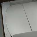 Overbed Table with Wheels, Pneumatic Lift and Tilting Top (White), 27.48 inches x 14.17 inches x 41.06 inches