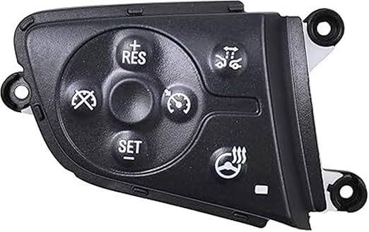 Steering Wheel Cruise Control Switch for GMC for Canyon 2017-18 for Sierra 1500 2014-18 for Sierra 2500 HD 3500 HD 2015-18 for Yukon 2015-18 for Yukon XL for Chevrolet Colorado 2017-18