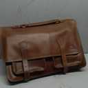 LEATHER VILLAGE Briefcase Leather Messenger Bag for Men-16'' Handmade Vintage Laptop Satchel Crossbody Bag for Work/Travel
