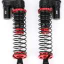 KYX Racing CNC Machined Aluminum 145mm Front Rear Suspension Shocks Upgrades Parts Accessories for 1/6 RC Crawler Car Axial SCX6 AXI05000