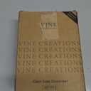Vine Creations Amber Glass Soap Dispenser, 2 Pack Kitchen Soap Dispenser Set with Rustproof Pump, 16 oz Dish Soap and Hand Soap Dispensers for Bathroom with Waterproof Labels,  Amber Bottle / Black Pump