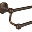 Ntipox Antique Bathroom Double Towel Bar Oil Rubbed Bronze, 24 Inch Towel Racks for Bathroom Wall Mounted,Bathroom Towel Holder Bronze,Two Towel Rod Hanger for Hotel