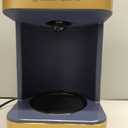 West Bend Timeless 12-Cup Programmable Coffee Maker with Brew Strength Selector for Hot and Iced Coffee, Includes 1-4 Cup Brew Option and Permanent Filter (Blue/Gold)