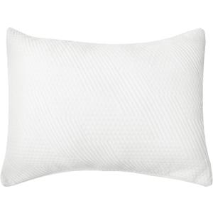 Shatex Pillowcase for Hair and Skin, 1 Pack King Size Pillow Case 100% Viscose Made from Bamboo - Soft, Breathable & Wrinkle-Free - White Cooling Pillow Cover with Hidden Zipper, 20x34 Inches