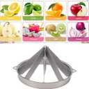 Fruit Dicing Machine Blades, Stainless Steel Detachable Fruit Slicer Lemon Cutter Slicer Lemon Slicer Fruit Cutter For Apples Pears Oranges (8 Section)