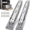 3/4" Thick 300Lbs Soft Close Heavy Duty Drawer Slides 1 Pair 16 18 20 22 30 32 36 40 Inch Full Extension Ball Bearing Self Slow Closing Rails Cabinet Tool Box RV Runners Tracks Glides-22