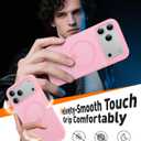 Magnetic for iPhone 17 Pro Max Case,[Anti-Slip][Compatible with MagSafe][Military Grade Drop Protection] Shockproof Protective Translucent Matte Phone Case for iPhone 17 Pro Max Case,Pink