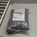 Genina Waterproof Chair Covers for Dining Room, Stretch Jacquard Dining Chair Slipcovers Removable Washable Chair Protector for Kitchen, Hotel, Restaurant (Leaves-Dark Gray, 6 PCS)